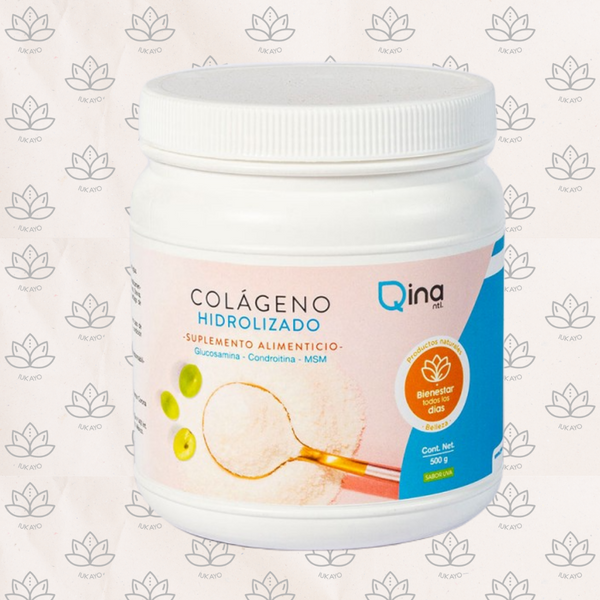 Colageno hidrolizado + glucosamina + condroitina + MSM 400 g sabor uva –  Iukayo